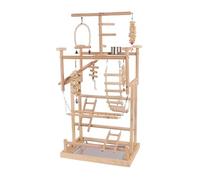 Sharplace Soporte de Juego para Loros, Juguetes de Escalada para Parques Infantiles de Loros, Soporte de Juego para Pájaros de Parque, Soporte de Percha de Made