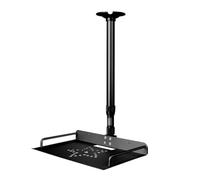 Sharplace Soporte de Techo para Proyector con Bandeja Montura de Techo Altura Regulable Firme Marco Metálico Apto para Sala de Proyección Reuniones de Trabajo Oficinas Modernas, 40-80cm