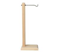 Sharplace Soporte para Campanas de Viento de Madera Y Metal con Base Plana para Colgar Plantas Decorativas Y Accesorios Adecuado para Hogar Jardín Y Bodas, Color Madera, Individual