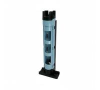 Sharplace Soporte para Cañas de Pescar Montaje Vertical Almacenamiento Compacto Telescópico Altura Regulable Plástico Reforzado Adaptable a Cubetas Adecuado, Azul Lago