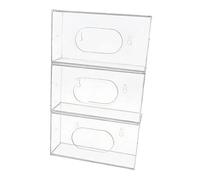 Sharplace Soporte para Guantes de Cocina, Organizador Multiusos para Colgar en La Pared, Dispensador de Guantes Transparente, 3 Piezas