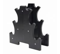 Sharplace Soporte para Mancuernas Estante Organizador Pesas Portaequipos Diseño Vertical Multicompartimento Acceso Rápido Mantiene y Adecuado para Principiantes Aficionados Rutinas en Casa
