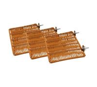 Sharplace Soporte para Pájaros, Tabla de, Regalos para Jaulas, Gimnasios de Ejercicio, Juguetes para Pájaros, Accesorios, Suministros para Mascotas Par, 3 Piezas