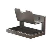 Sharplace Soporte para Tapas, Tabla de Cortar Y Bandeja para Cubiertos: para Montaje, Estante Multifuncional para Puertas de Armarios, Montaje en Pared O Encime, Gris 1 Nivel, tal como se describe