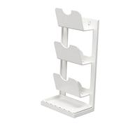 Sharplace Soporte para Tapas, Tabla de Cortar Y Bandeja para Cubiertos: para Montaje, Estante Multifuncional para Puertas de Armarios, Montaje en Pared O Encime, White 3 Tier, tal como se describe