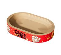 Sharplace Tabla Rascadora para Gatos, Cuenco Rascador, Protector de Muebles, Zona de Descanso para Dormir, Rascar Y Relajarse para Los Gatitos de La Casa, XXL