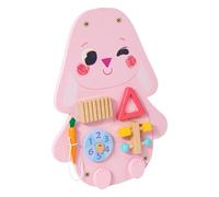 Sharplace Tablero de Actividades de Pared con Animales, Juguete Interactivo, Rompecabezas, Regalo Resistente, decoración de Pared, Juego para niños pequeños, Conejo