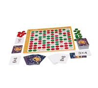 Sharplace Tablero de Bloques Matemáticos de Madera Tablero de Multiplicación Matemático de Madera Juguete de Mesa de Juego de Mesa de Matemáticas