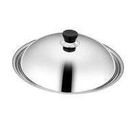 Sharplace Tapa de Acero Inoxidable, Resistente a La Oxidación, Fácil de Montar, con Asa, Práctica Y Redonda para El Hogar, Diámetro 34 Cm