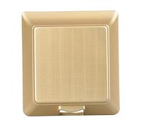 Sharplace Tapa de Interruptor, Cajas de Tapa de Enchufe, Protección Impermeable para Y Tomas de Corriente Exteriores, Tapa de Interruptor de Lámpara, C, Oro