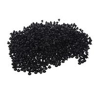 Sharplace Tapa de Orificio de Plástico Y Tapa de Tornillo para, Tapón para Mueble, Decoración, 5 Mm, Negro, tal como se describe