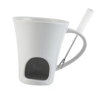 Sharplace Taza de Fondue para Cocina, Calentador de, Taza de Cerámica para Derretir Chocolate, Ideal para Refrigerios, Postres, Fiest