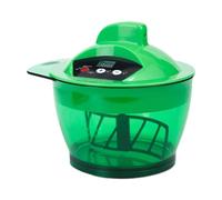 Sharplace Tazón de cabello eléctrico Herramienta de bricolaje portátil con una batidora automática de cable USB 320ml, Verde