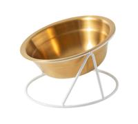 Sharplace Tazón de Gato Elevado, Reyes de Alimentador de Mascotas Y Alimentación Anti -vómitos Alimentador de Perros de Gatos, Anti -Deslizamiento con Recipient, con Base Blanca, Individual