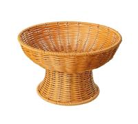 Sharplace Tazón de Pan Tazón de Frutas Cesta de Desayuno para artículos Varios Comedor Picnic, Color del Té