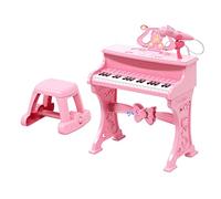 Sharplace Teclado Musical Eléctrico de Juguete, Instrumento Musical, Piano, Teclado para Niños, Rosado