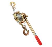 Sharplace Tensor de Cuerda con Trinquete, Cable de Acero de Alta Dureza, Tensor de Alambre Versátil, Herramienta para Tirar de Cables de Acero para Vallas, Vehí, Línea única de 1t