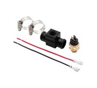 Sharplace Termostato de Ventilador, Interruptor de Temperatura, Interruptor de Temperatura Robusto, Juego de Radiador para Motocicleta de 125-450, Negro