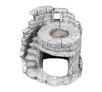 Sharplace Terrario de Reptiles, Escondite, Decoración de, Ranas Tomando El Sol, Acuario, Roca de Resina, Cueva