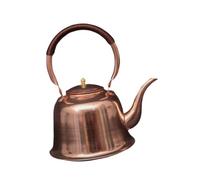 Sharplace Tetera de Cobre con Asa de 1 L para Cocinas de Gas, Cocinas de Inducción Y Camping