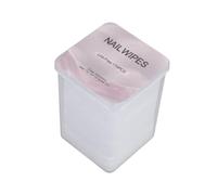 Sharplace Toallitas para uñas, pegamento para extensiones de pestañas, toallitas limpiadoras absorbentes, suministros de salón, hoja individual de 5 x 5 cm,