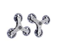 Sharplace Triangulares Giratorias, Ruedas de Repuesto para Subir Escaleras, Ruedas Plegables para Carros de Compras, Ruedas para Escaleras para Carros