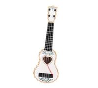 Sharplace Ukelele de Juguete para Niños, Aprendizaje Temprano, Educación, 43,2 Cm, Instrumento Musical para Bebés, Niños Y Niñas, Artículos para Fiestas, Preesc, Blanco