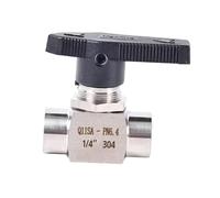 Sharplace Válvula de Agua para Petróleo Y Gas, Fácil Instalación, Conexiones Sanitarias, Acero Inoxidable, Resistente Al Desgaste, Válvula de Cierre, Style B