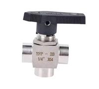 Sharplace Válvula de Agua para Petróleo Y Gas, Fácil Instalación, Conexiones Sanitarias, Acero Inoxidable, Resistente Al Desgaste, Válvula de Cierre, Style G