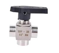 Sharplace Válvula de Agua para Petróleo Y Gas, Fácil Instalación, Conexiones Sanitarias, Acero Inoxidable, Resistente Al Desgaste, Válvula de Cierre, Style I