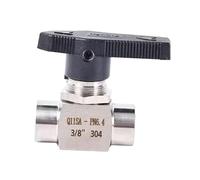 Sharplace Válvula de Agua para Petróleo Y Gas, Fácil Instalación, Conexiones Sanitarias, Acero Inoxidable, Resistente Al Desgaste, Válvula de Cierre, Style C