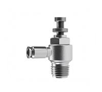 Sharplace Válvula para Control de Flujo Neumático Regulador para Limitación del Cuerpo en Acero Inoxidable 304 con Junta de Nitrilo Adecuada para Sistemas, Acero Inoxidable SL4-02 10 Unidades
