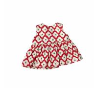 Sharplace Vestido para Muñeca BJD Vestido 1/6 Ropa Accesorios Estilo Dulce Motivo Tierno Tejido Confortable Artesanal Ajuste para Colección 1 6 Adecuado para Regalo Vitrina , Floral Roja 6 Puntos