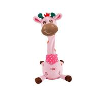 Sharplace Y Hablando - Juguete Musical de Aprendizaje - Peluche Suave Que - Repite Lo Que Dices - para Niños Y Niñas, Rosa