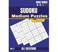 SharpMind Sudoku for Eye Strain Relief: 195+ Large-Print Medium Puzzles for Adults, Seniors, and Beginners Volume 3 (SharpMind Sudoku Series 1-3: Medium-Level Difficulty Large Print 195+ Puzzle Book)