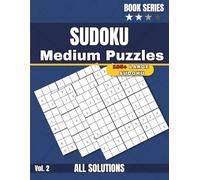 SharpMind Sudoku Series: Medium-Level Difficulty Large Print 195+ Puzzle Book Vol. 2