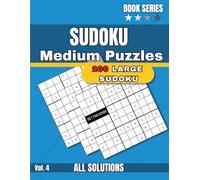 SharpMind: Sudoku Volume 4 for Eye Strain Relief: 195+ Large-Print Medium Puzzles for Adults, Seniors, and Beginners