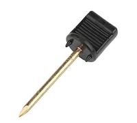 SHARROW 20pcs Pines Dianas de Tiro con Arco, Metal Profesionales Pasadores De Uñas Diana Tanto para Dianas de Paja como de Espuma (Negro)