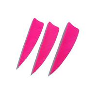 SHARROW 50 Piezas Plumas de Flecha 3 Pulgadas Tiro con Arco Plumas para Flechas Natural Fletching (Rosa)