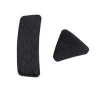 SHARROW 6 Pares Reposaflechas Flecha Resto Arquería Caza Recurvo Arco Longbow Cuero Placa Silenciosa Arrow Rest para la Caza con Arco (Negro)
