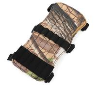 SHARROW Protector de brazo y carcaj 2 en 1 para arquero, con capacidad para 6 flechas, hecho de tela Oxford 600D resistente, ligera protección para antebrazos con acceso rápido