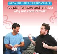 Sharting Kit de Supervivencia, Kits de Supervivencia de mordaza, Juego de Regalo Divertido de Broma de Caca, Juego de Broma de supervivencias de Caca, Accesorios de relajación