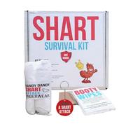 Sharting Survival Kit, Funny Prank Toy Stocking Stuffer, 5-Piece Gag Kit Use, Mixed Material Build, Includes Wet Wipes Underwear Tissues Badge for Adults Friends Coworkers Family Christmas Birthday