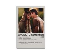 SHARU I EBRHU Póster de pared con texto en inglés "A Walk To Remember", pintura moderna para sala de estar, dormitorio, 40 x 60 cm, estilo sin marco