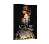 SHARU I EBRHU Póster de pared con texto en inglés "I Am The Pretty Thing That Lives in The House" (40 x 60 cm), estilo marco
