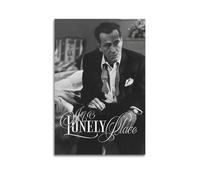 SHARU I EBRHU Póster de pared con texto en inglés "In A Lonely Place" (20 x 30 cm), estilo moderno para sala de estar, dormitorio, estilo sin marco
