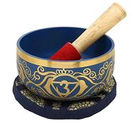 Sharvgun Cuenco tibetano tibetano para meditación, para ajna o cejas o tercer ojo de chakra, cuenco tibetano, para cantar con forma de Ajna o cejas o tercer ojo.