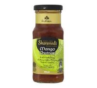 Sharwood´s - Green Label- Mango Chutney - Picante Suave - Receta Típica de la India - 227 Gramos