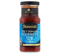 Sharwood's Revuelva Salsa De Alevines - Szechuan Picante De Tomate (195g) (Paquete de 2)