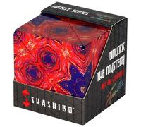 SHASHIBO Cubo Transformable - Cubo Antiestrés Patentado y Galardonado con 36 Imanes de Tierras Raras - Se Transforma en Más de 70 Formas (Artist Series - Fire Goddess)